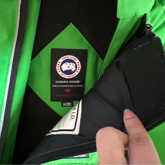 Canada goose green parka foot muffin bunting - Picture 6 of 7